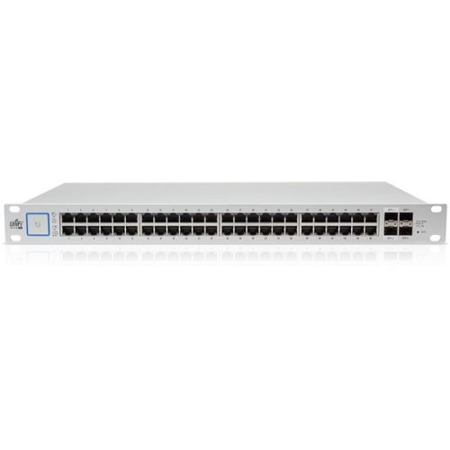 Ubiquiti UniFi US-48-500W Switch 48xGigabit Ethernet port, 2xSFP, 2xSFP+ port, PoE+, 19" Rackmount, 500W