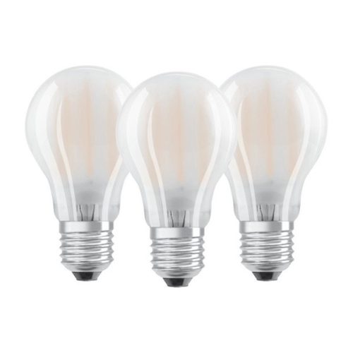 Osram Base matt üveg búra/7W/806lm/2700K/E27 LED körte izzó 3 db