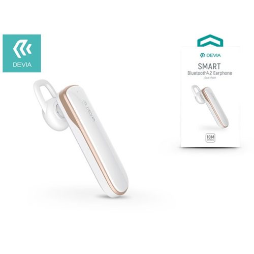 Devia ST311048 EM017 fehér Bluetooth autós headset