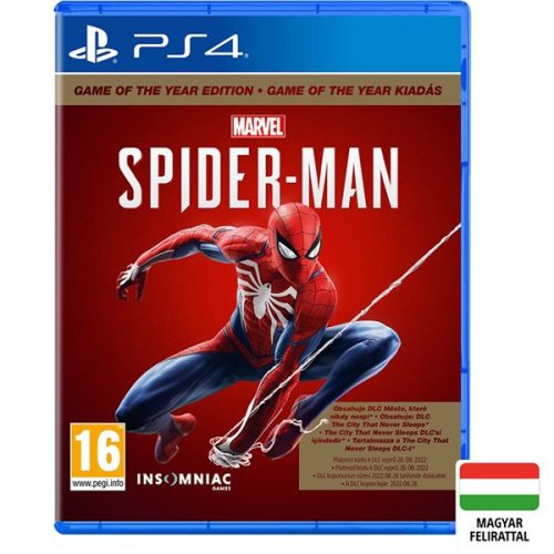 Marvel's Spider-Man Game of the Year Edition (magyar felirat) PS4 játékszoftver