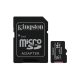 Kingston 64GB SD micro Canvas Select Plus (SDXC Class 10 A1) (SDCS2/64GB) memóriakártya adapterrel