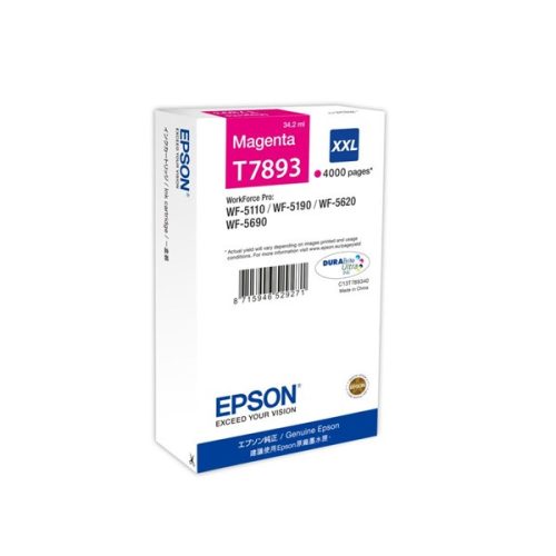 Epson C13T789340 T7893 patron magenta