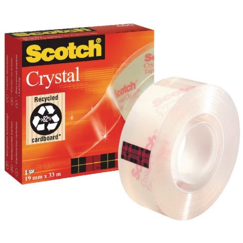 Scotch Crystal Clear 19mmx33m ragasztószalag