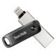 Sandisk 64GB USB3.0/Apple Lightning iXPAND GO Fekete-Ezüst (186489) Flash Drive