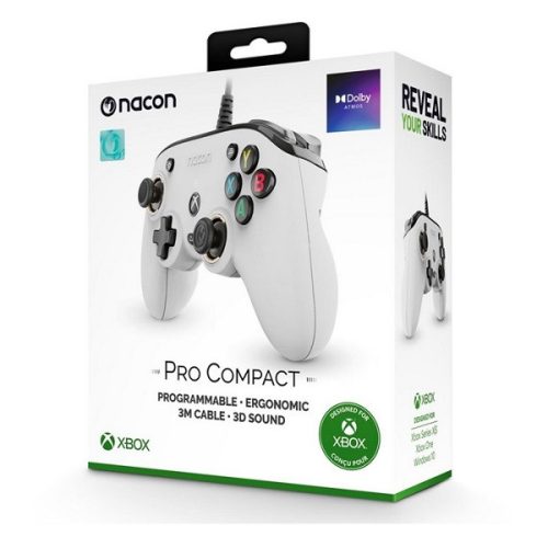 Nacon 2807147 Pro Compact Xbox Series fehér kontroller