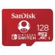 Sandisk 00183552 128GB SD micro (SDXC Class 10 UHS-I U3) Nintendo Switch memóriakártya