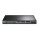 TP-Link TL-SG3428MP JetStream 24xGbE PoE+ LAN 4xGbE SFP port L2+ menedzselhető PoE switch