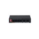 Dahua PFS3006-4ET-60-V2 1x 10/100(Hi-PoE/PoE+/PoE)+3x 10/100(PoE+/PoE)+2x 10/100 uplink, 60W PoE switch