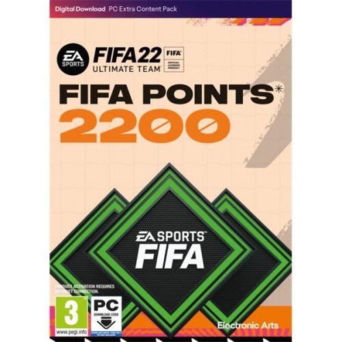 FIFA 22 2200 FUT POINTS PC játék kredit