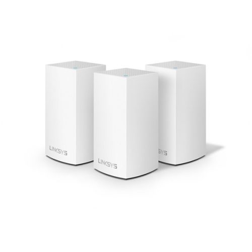 Linksys WHW0103 Velop AC1300 3-Pack fehér Dual-Band Moduláris Vezeték nélküli Mesh rendszer