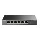 TP-Link TL-SF1006P 6x10/100Mbps FE LAN port 4xPoE+ nem menedzselhető asztali switch