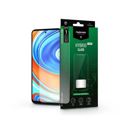 MSP LA-2202 Redmi Note 9 Pro/9S/Mi 10T Lite Hybrid Glass Lite rugalmas üveg kijelzővédő fólia