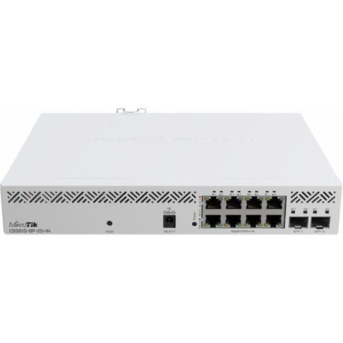 MikroTik CSS610-8P-2S+IN 8xGbE PoE LAN 2xSFP+ port Cloud Smart Switch