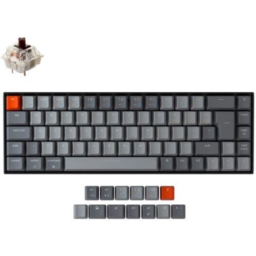 Keychron K6 RGB Bluetooth angol Hot-swap Gateron Brown billentyűzet