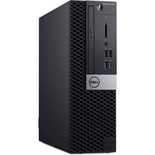 Dell Optiplex 7070 SFF PC /i7-9700/16GB/500GB SSD/Win11 Pro/fekete asztali számítógép