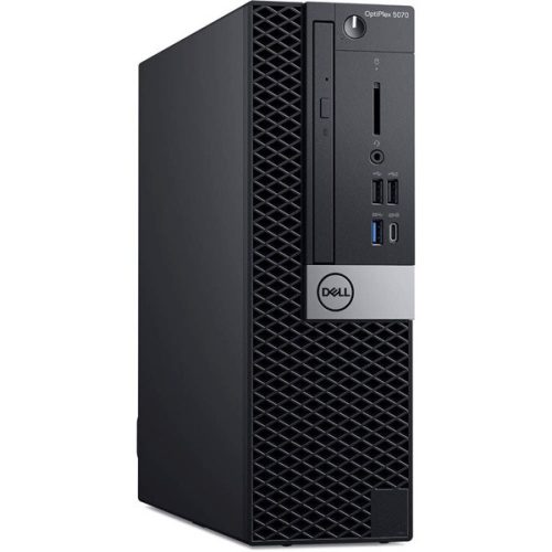 Dell Optiplex 5070 SFF PC /i5-9500/16GB/256GB SSD + 500GB HDD/Win11 Pro/fekete asztali számítógép