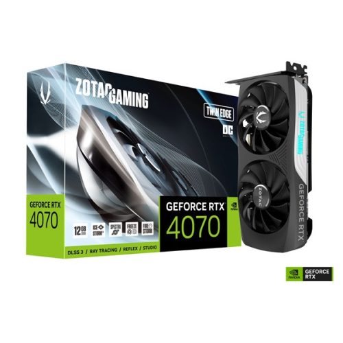 Zotac GAMING GeForce RTX 4070 Twin Edge OC nVidia 12GB GDDR6X 192bit PCIe videókártya