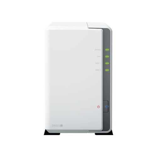 Synology DS223j 2-lemezes 4×1,7 GHz CPU 1GB RAM NAS