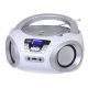 Trevi CMP 544BT hordozható fehér Bluetooth/FM/USB/AUX/CD boombox