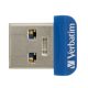 Verbatim 98710 Store 'n' Stay 32GB USB 3.0 nano kék Flash Drive