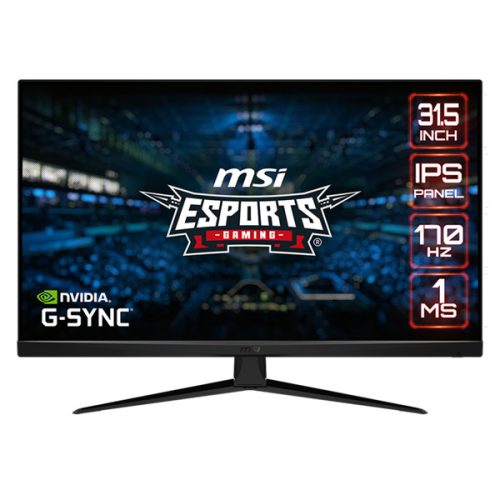 MSI 31,5" G321Q WQHD IPS 170Hz DP/HDMI fekete gamer monitor