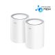 CUDY M1800(2-Pack) AX1800 WIFI 6 MESH fehér router (2db-os szett)