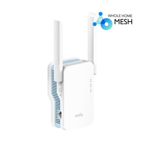 CUDY RE1200 kétsávos AC1200 WIFI MESH fehér extender/access point