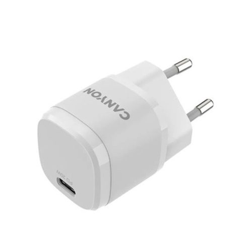 Canyon CNE-CHA36W01 36W univerzális hálózati töltő adapter fehér (QC3.0)