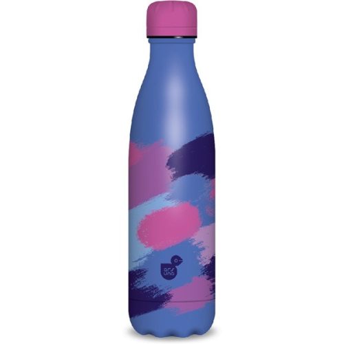 Ars Una 500 ml spotted blue duplafalú fémkulacs