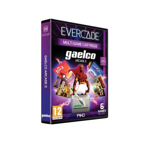 Evercade A6 Gaelco (Piko) Arcade 2 6in1 Retro Multi Game játékszoftver csomag