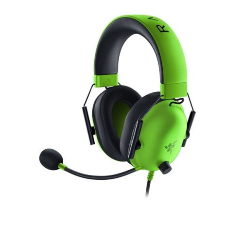 Razer Blackshark V2 X 3,5mm jack zöld gamer headset