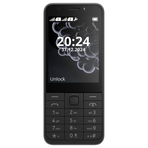 Nokia 230 (2024) 2,8" DualSIM fekete mobiltelefon