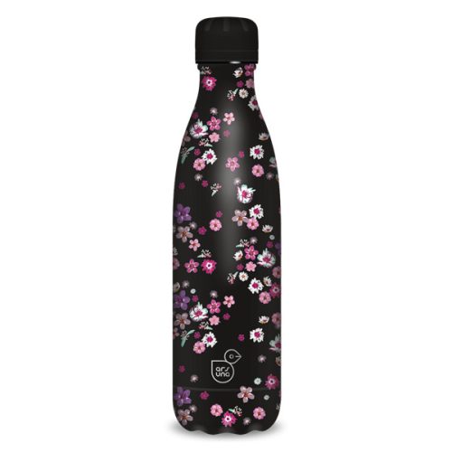 Ars Una 500 ml-es Pearl Blossom Black 24 (5377) duplafalú fémkulacs