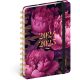 Realsystem Petito Purple Flowers 2024/2025 13×18cm 18 hónapos spirálos naptár