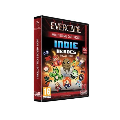 Evercade #17 Indie Heroes Collection 1 14in1 Retro Multi Game játékszoftver csomag