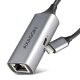 Axagon ADE-TXPD Kompakt alumínium USB-C 3.2 Gen1 Gigabit Ethernet 10/100/1000Mbit adapter