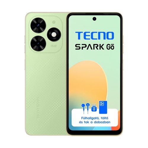 Tecno Spark Go 2024 6,56" LTE 3/64GB DualSIM Skin Green okostelefon