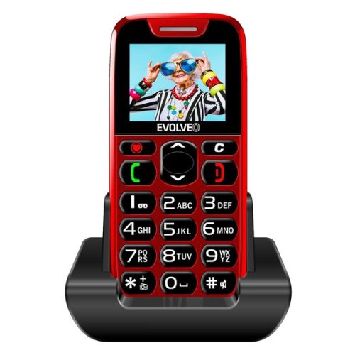 Evolveo EasyPhone EP501 1,8" piros mobiltelefon