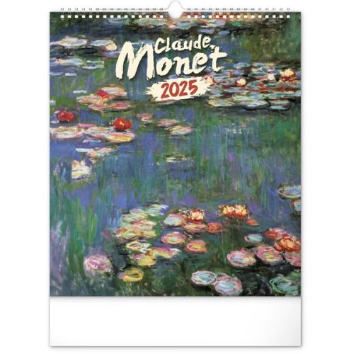 Realsystem 2025 Claude Monet 6087 falinaptár