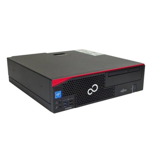 Fujitsu Esprimo D556 SFF/i3-6100/8GB/256GB SSD/Win Pro COA/fekete asztali számítógép (Használt A+,felújított)