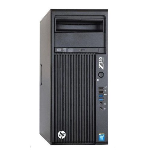 HP Z230 Workstation MT/Xeon E3-1240 v3/16GB/256GB SSD/Quadro 600 1GB/fekete PC (Használt A)