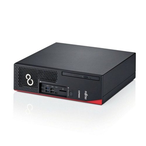 Fujitsu Esprimo D738/i3-8100/8GB/256GB SSD/Win Pro COA/fekete asztali számítógép (Használt A+)