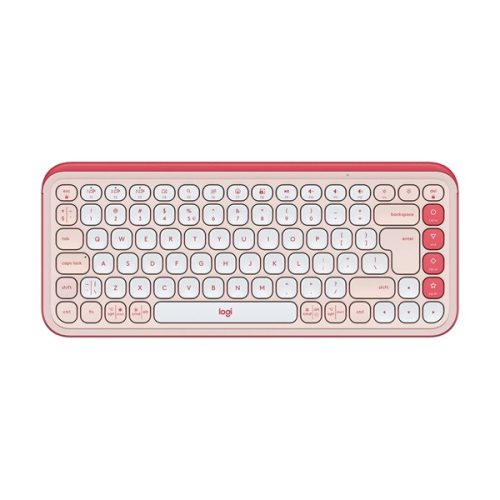 Logitech 920-013073 POP Icon Keys US vezeték nélküli rózsaszín/piszkosfehér billentyűzet