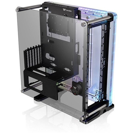 Thermaltake DistroCase 350P táp nélküli ablakos Mid Tower számítógépház fekete