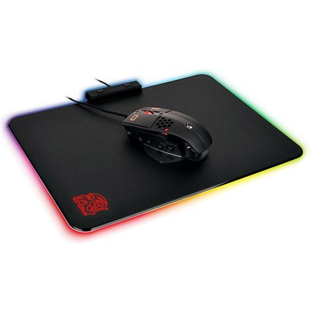 Tt eSPORTS Draconem RGB Hard Edition gaming egérpad fekete